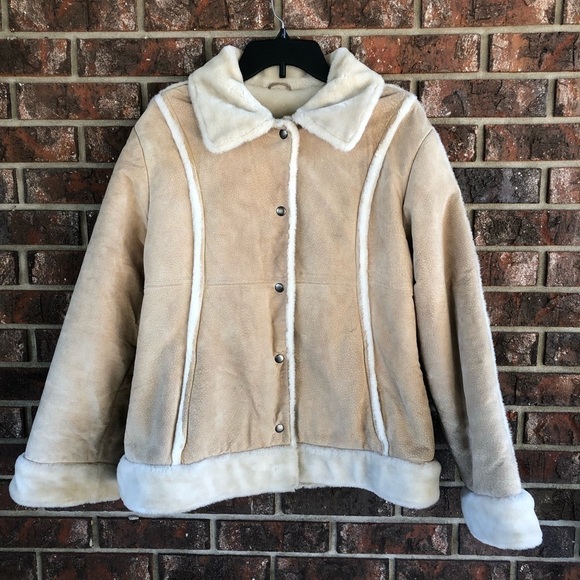 WILSON’S Leather Maxima Suede Sherpa Jacket - Picture 2 of 9